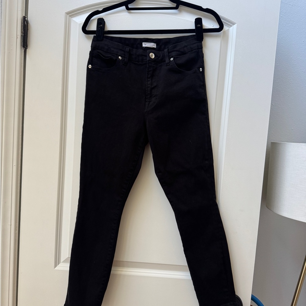 Good American Black Skinny Jeans